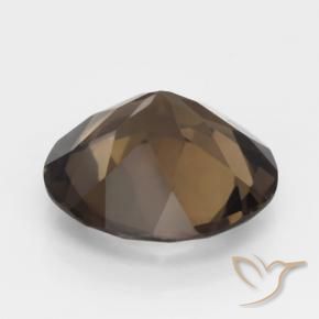 Smoky Quartz Gemstone in 12 mm (calibrated) Size for Sale, Smoky Quartz Stone in Umber Brown Color
