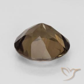 Smoky Quartz Gemstone in 12 mm (calibrated) Size for Sale, Smoky Quartz Stone in Gingerbread Brown Color