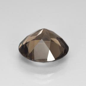 Smoky Quartz Gemstone in 12 mm (calibrated) Size for Sale, Smoky Quartz Stone in Medium-Dark Brown Color