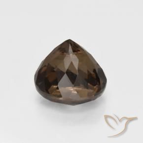 Smoky Quartz Gemstone in 9 mm (calibrated) Size for Sale, Smoky Quartz Stone in Brown Color