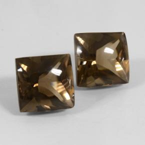 4ct Square Buff-Top Brown Smoky Quartz Gem for sale 4ct Square Buff-Top Brown Smoky Quartz Gem (ID: 503810)