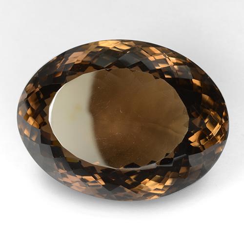 Brown Smoky Quartz Gem - 103.7ct Oval Portuguese-Cut (ID: 509159)