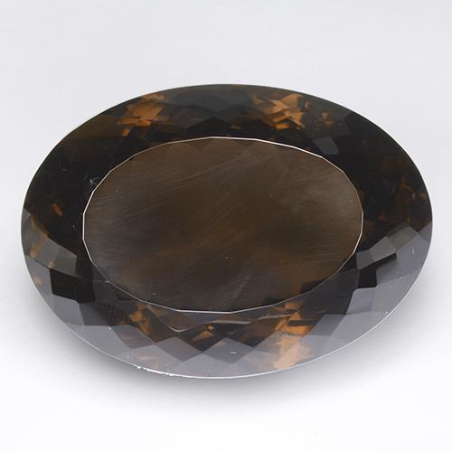 Medium Brown Дымчатый Кварц Камень - 179.3ct Овальная Португальская Огранка (ID: 509173)