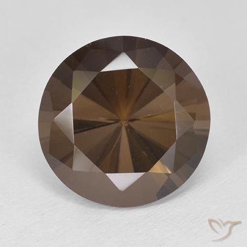 Quartz Fumé Tour en damier des États-Unis 4,72 ct, dimension 11,2mm, pureté vvs-vs, pierre gemme naturelle Non traité, 1 pièce Quartz Fumé de couleur Marron foncé, dureté Mohs de 7 convient aux bijoux de tous les jours, pierre de sagesse, Photo A