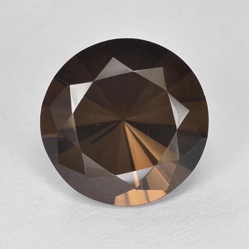 Hickory Brown Rauchquarz Edelstein - 5.2ct Diamanten-Schliff (ID: 511983)