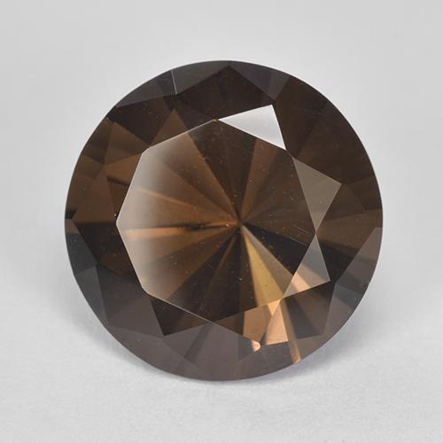 7.51 ct Brown Smoky Quartz Stone, Natural Smoky Quartz in Diamond-Cut Shape for Sale