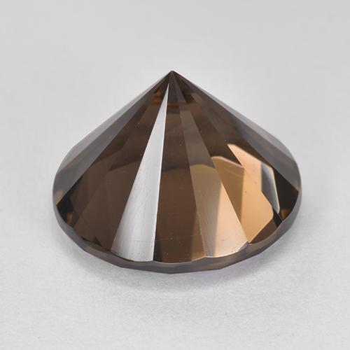 Smoky Quartz Gemstone in 13 mm (calibrated) Size for Sale, Smoky Quartz Stone in Umber Brown Color