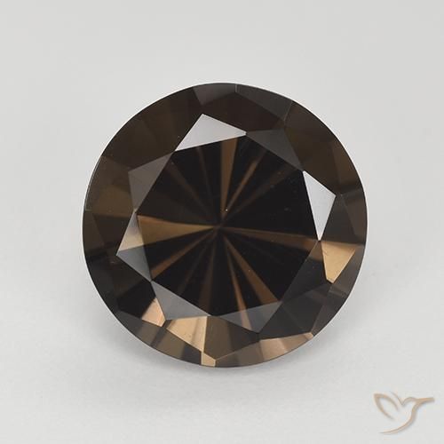 Quartz Fumé Tour en damier des États-Unis 4,52 ct, dimension 11,3mm, pureté vvs, pierre gemme naturelle Non traité, 1 pièce Quartz Fumé de couleur Brun, dureté Mohs de 7 convient aux bijoux de tous les jours, pierre de sagesse, Photo A