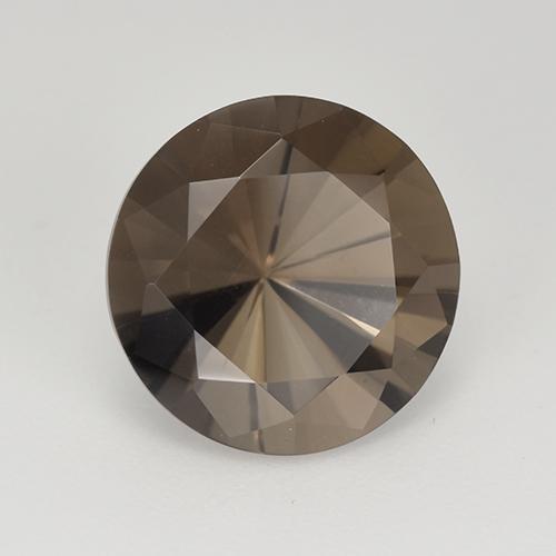 5.95 ct Brown Smoky Quartz Stone, Natural Smoky Quartz in Diamond-Cut Shape for Sale