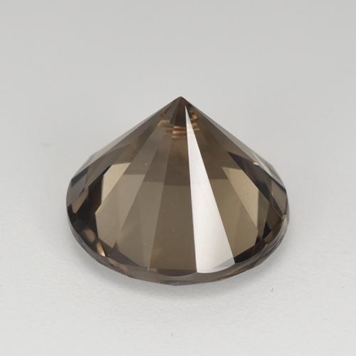 Smoky Quartz Gemstone in 12 mm (calibrated) Size for Sale, Smoky Quartz Stone in Dark Brown Color