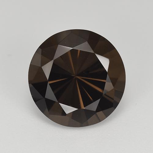 Hickory Brown Smoky Quartz Gem - 4.5ct Diamond-Cut (ID: 511996)