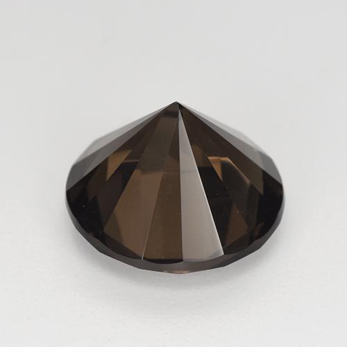 Smoky Quartz Gemstone in 12 mm (calibrated) Size for Sale, Smoky Quartz Stone in Dark Brown Color