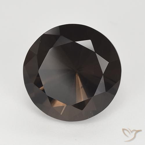 7.10 ct Brown Smoky Quartz Stone, Natural Smoky Quartz in Diamond-Cut Shape for Sale
