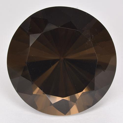 22.11 ct Brown Smoky Quartz Stone, Natural Smoky Quartz in Diamond-Cut Shape for Sale