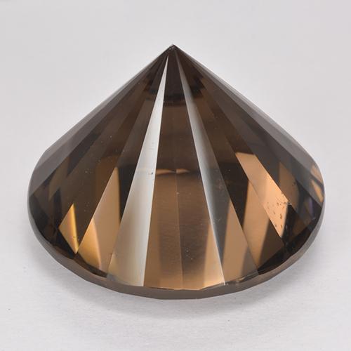 Smoky Quartz Gemstone in 19 mm (calibrated) Size for Sale, Smoky Quartz Stone in Hickory Brown Color