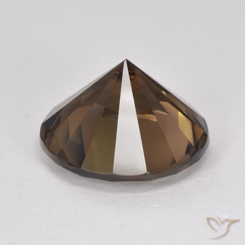 Smoky Quartz Gemstone in 13 mm (calibrated) Size for Sale, Smoky Quartz Stone in Medium Brown Color