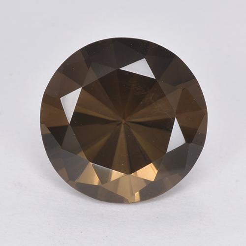 Umber Brown Rauchquarz Edelstein - 5.9ct Diamanten-Schliff (ID: 513387)
