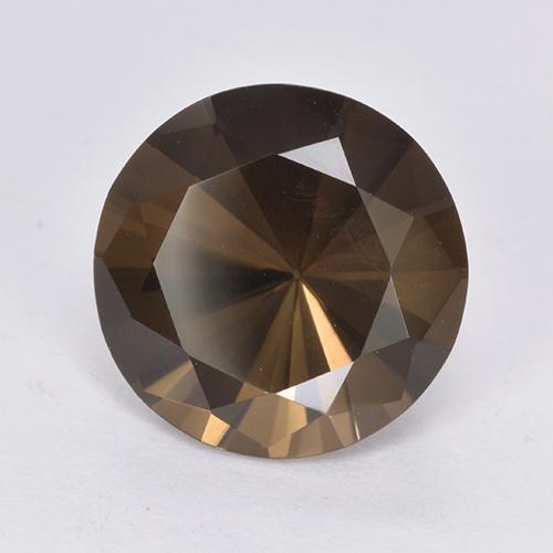 5.90 ct Brown Smoky Quartz Stone, Natural Smoky Quartz in Diamond-Cut Shape for Sale