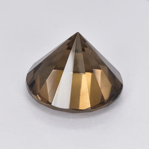 Smoky Quartz Gemstone in 12 mm (calibrated) Size for Sale, Smoky Quartz Stone in Umber Brown Color