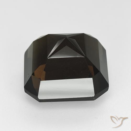 Smoky Quartz Gemstone in 13 x 13 mm (calibrated) Size for Sale, Smoky Quartz Stone in Dark Brown Color