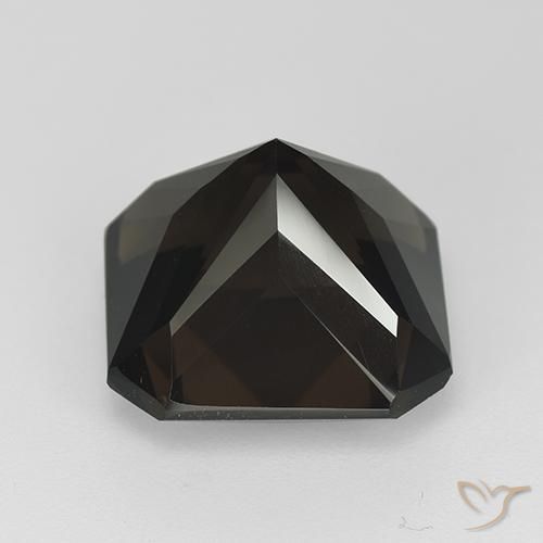 Smoky Quartz Gemstone in 12 x 12 mm (calibrated) Size for Sale, Smoky Quartz Stone in Deep Chocolate Brown Color