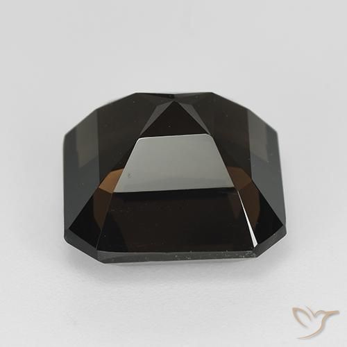 Smoky Quartz Gemstone in 13 x 13 mm (calibrated) Size for Sale, Smoky Quartz Stone in Dark Brown Color