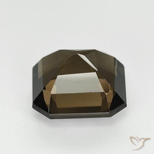 Smoky Quartz Gemstone in 12 x 12 mm (calibrated) Size for Sale, Smoky Quartz Stone in Medium-Dark Brown Color