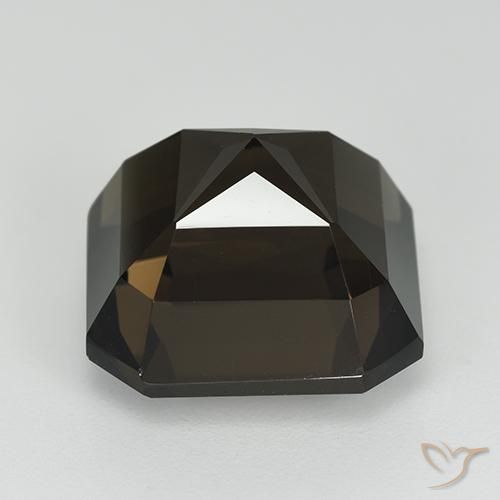 Smoky Quartz Gemstone in 13 x 13 mm (calibrated) Size for Sale, Smoky Quartz Stone in Brown Color