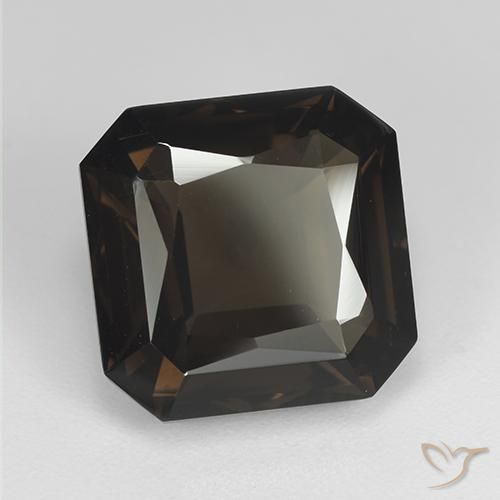 9.00 ct Brown Smoky Quartz Stone, Natural Smoky Quartz in Octagon / Scissor Cut Shape for Sale