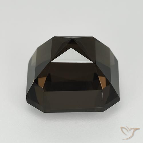 Smoky Quartz Gemstone in 12 x 12 mm (calibrated) Size for Sale, Smoky Quartz Stone in Dark Brown Color