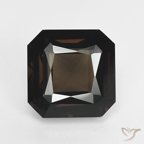 Quarzo fumé a taglio ottagonale da 7,54 ct, 11,8 x 11,8 mm dal Brasile, Photo A