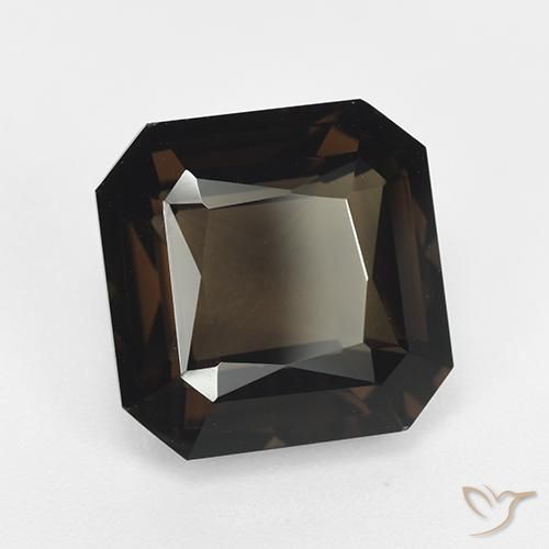 7.54 ct Brown Smoky Quartz Stone, Natural Smoky Quartz in Octagon / Scissor Cut Shape for Sale