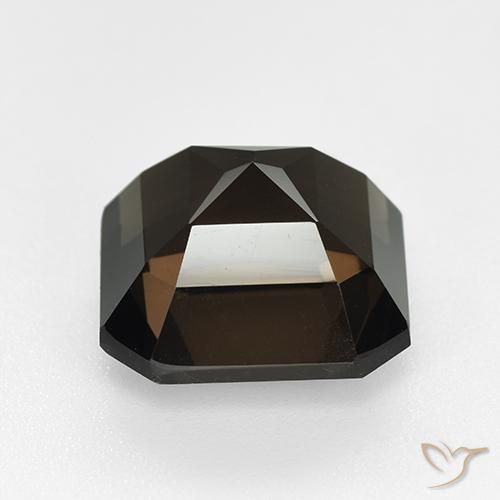 Smoky Quartz Gemstone in 12 x 12 mm (calibrated) Size for Sale, Smoky Quartz Stone in Dark Brown Color