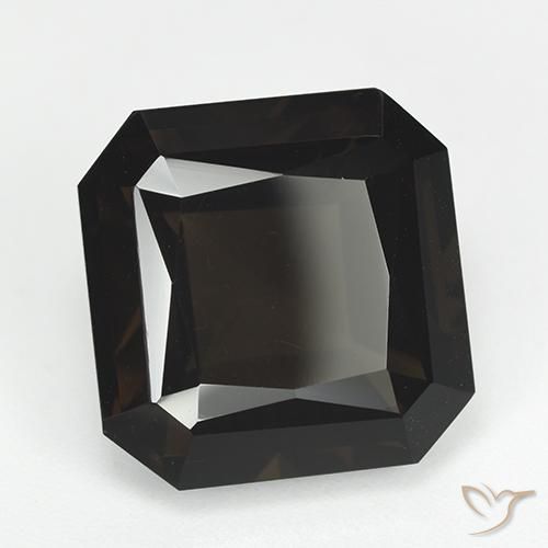 14.30 ct Brown Smoky Quartz Stone, Natural Smoky Quartz in Octagon Step Cut Shape for Sale
