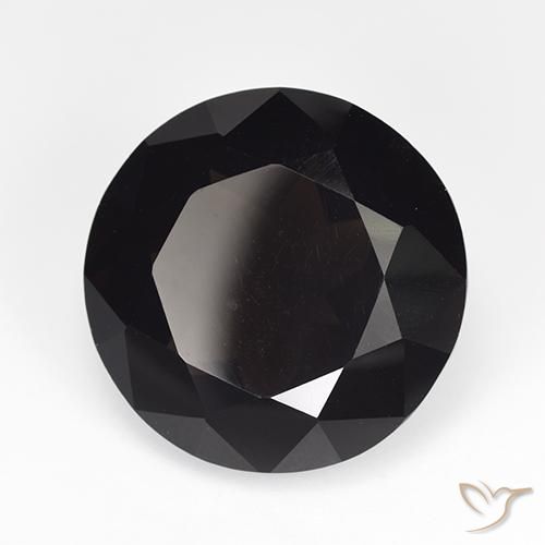 Quarzo fumé a taglio rotondo da 11,3 ct, 15,8 mm dal Brasile, Photo A