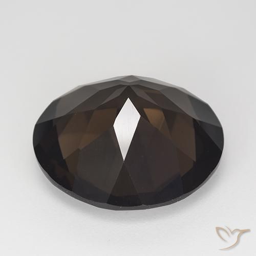Smoky Quartz Gemstone in 17 mm (calibrated) Size for Sale, Smoky Quartz Stone in Chocolate Brown Color