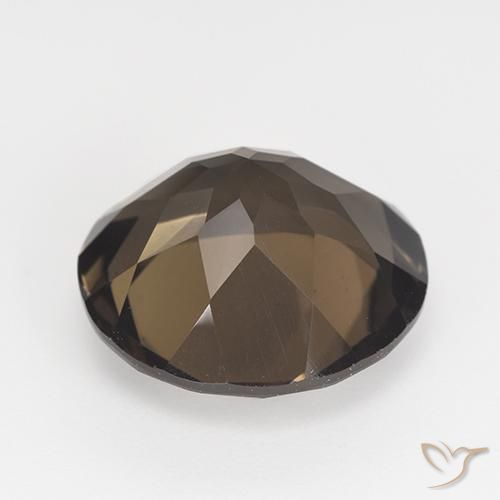 Smoky Quartz Gemstone in 16 mm (calibrated) Size for Sale, Smoky Quartz Stone in Chocolate Brown Color