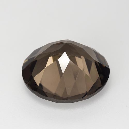 Smoky Quartz Gemstone in 14 mm (calibrated) Size for Sale, Smoky Quartz Stone in Medium Brown Color