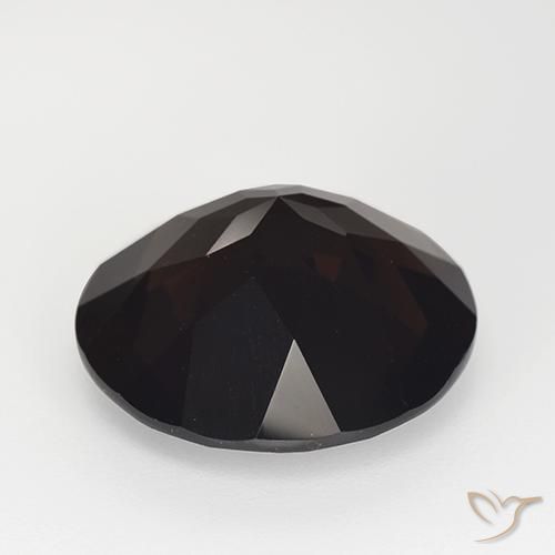 Smoky Quartz Gemstone in 17 mm (calibrated) Size for Sale, Smoky Quartz Stone in Dark Brown Color