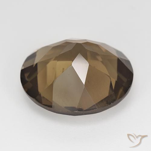 Smoky Quartz Gemstone in 17 mm (calibrated) Size for Sale, Smoky Quartz Stone in Gingerbread Brown Color