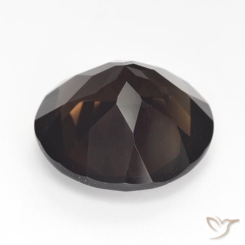Smoky Quartz Gemstone in 17 mm (calibrated) Size for Sale, Smoky Quartz Stone in Chocolate Brown Color