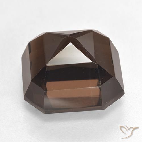 Smoky Quartz Gemstone in 11.5 x 11.5 mm Size for Sale, Smoky Quartz Stone in Medium Brown Color