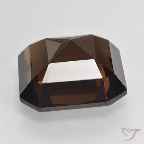 Smoky Quartz Gemstone in 14 x 14 mm (calibrated) Size for Sale, Smoky Quartz Stone in Medium Brown Color