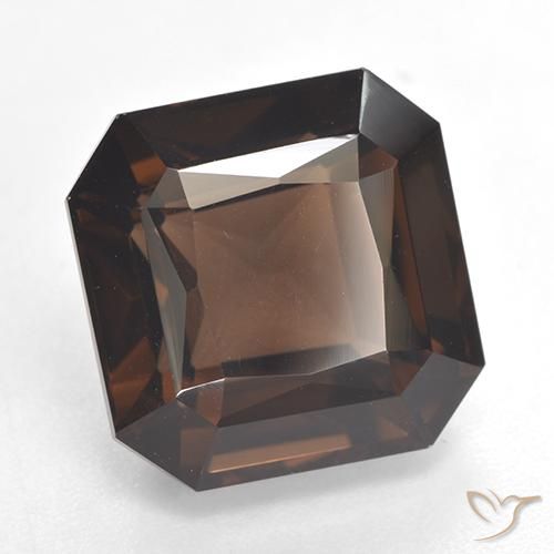 8.30 ct Brown Smoky Quartz Stone, Natural Smoky Quartz in Octagon / Scissor Cut Shape for Sale
