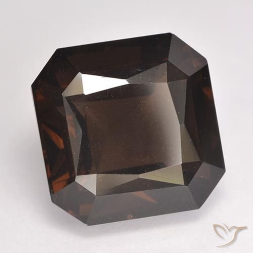 9.51 ct Brown Smoky Quartz Stone, Natural Smoky Quartz in Octagon / Scissor Cut Shape for Sale