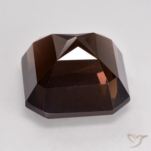 Smoky Quartz Gemstone in 13 x 13 mm (calibrated) Size for Sale, Smoky Quartz Stone in Chocolate Brown Color