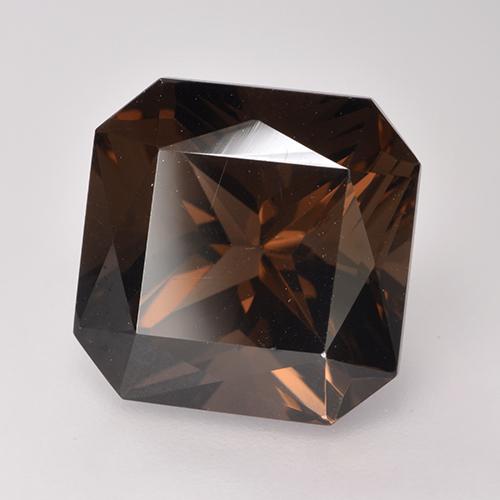 7.64 ct Brown Smoky Quartz Stone, Natural Smoky Quartz in Octagon / Scissor Cut Shape for Sale
