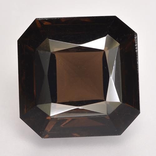 Marrón medio Cuarzo Ahumado Gema - 9.4ct Corte Octágon / Forma de Tijera (ID: 529142)