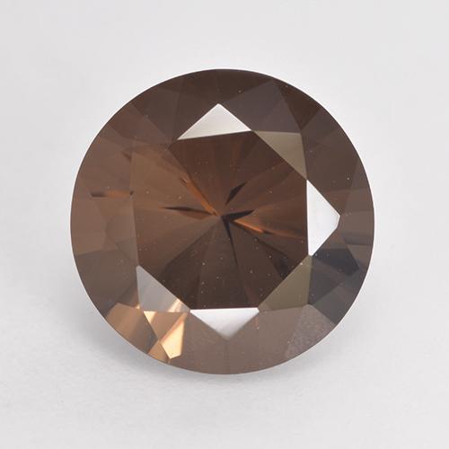 Chocolate Brown Дымчатый Кварц Камень - 4.5ct Бриллиантовая Огранка (ID: 530630)