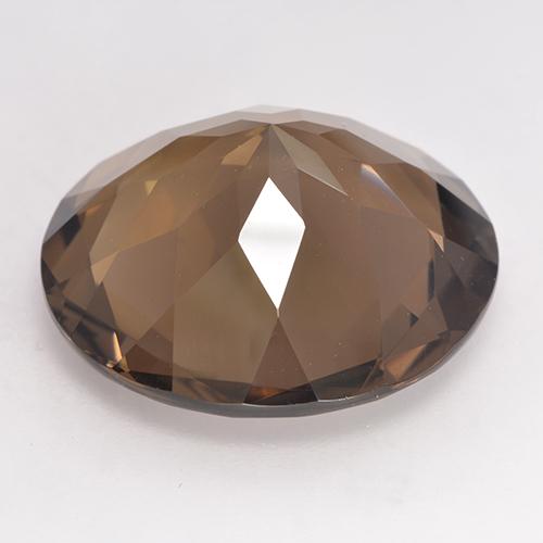 Smoky Quartz Gemstone in 20 mm (calibrated) Size for Sale, Smoky Quartz Stone in Brown Color